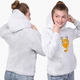 Детский худи Гарфилд (Garfield) Светло-серый меланж (9298-1944) 128 см - изображение 4