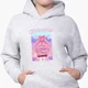 Детский худи Сейлор Мун (Sailor Moon) Светло-серый меланж (9298-2913) 128 см - изображение 3