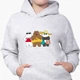 Детский худи Вся правда о медведях (We Bare Bears) Светло-серый меланж (9298-2893) 140 см - изображение 3