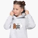 Детский худи Вся правда о медведях (We Bare Bears) Светло-серый меланж (9298-2891) 128 см - изображение 1