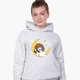 Детский худи Вся правда о медведях (We Bare Bears) Светло-серый меланж (9298-2894) 140 см - изображение 2