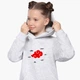 Детский худи Облако Акацуки Наруто (Akatsuki Naruto) Светло-серый меланж (9298-3044) 116 см - изображение 1