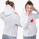 Детский худи Облако Акацуки Наруто (Akatsuki Naruto) Светло-серый меланж (9298-3044) 116 см - изображение 4