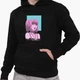 Детский худи Тетрадь смерти Миса Аманэ (Death Note Misa Amane) Черный (9298-2827-8) 140 см - изображение 1