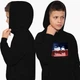 Детский худи Тетрадь смерти Эл Лоулайт и Кира (Death Note L and Kira) Черный (9298-2825-7) 128 см - изображение 2