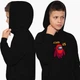 Детский худи Амонг Ас (Among Us) Черный (9298-2411-8) 140 см - изображение 2