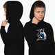 Детский худи Тетрадь смерти Эл Лоулайт (Death Note L) Черный (9298-2826-7) 128 см - изображение 2