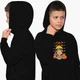 Детский худи Наруто Узумаки (Naruto Uzumaki) Черный (9298-2818-10) 164 см - изображение 2