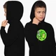 Дитячий худі Рік та Морті (Rick and Morty) Чорний (9298-1240-6) 116 см - зображення 2