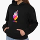 Детский худи Лайк Единорог (Likee Unicorn) Черный (9298-1597) 164 см - изображение 1