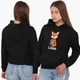 Детский худи Лайк Лиса (Likee Fox) Черный (9298-1033) 164 см - изображение 2