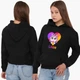 Детский худи Лайк Единорог (Likee Unicorn) Черный (9298-1593) 128 см - изображение 2