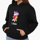 Детский худи Лайк Единорог (Likee Unicorn) Черный (9298-1469) 164 см - изображение 1