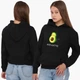 Детский худи Авокадо кот (Avocado Cat) Черный (9298-1372) 140 см - изображение 2