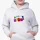 Детский худи Амонг Ас (Among Us) Светло-серый меланж (9298-2593) 152 см - изображение 3