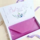 Gift box Sofia світло-бузковий Конверт для грошового подарунку на весілля, день народження, ювілей. Ручна робота - зображення 5