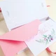 Gift box Sofia білий Подарункова листівка для грошей для жінки Ручна робота - зображення 6