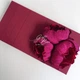 Gift box Mona бордо Конверт для грошей на весілля, день народження, ювілей Ручна робота - зображення 1