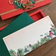 Gift box Holidays червоний Новорічна листівка з конвертом Ручна робота - зображення 7