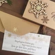 Gift box Craft winter Новорічна листівка з конвертом Ручна робота - зображення 3