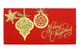 Gift box Christmas shine червоний Листівка з конвертом з Новим роком - зображення 6