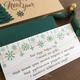 Gift box Winter time craft зелений Новорічна листівка з ялинкою. Ручна робота - зображення 8