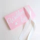 Gift box Wedding day рожевий з білим бантом Оригінальні конверти для грошей на весілля. Ручна робота - зображення 4