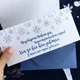 Gift box Winter time білий з синім Новорічна листівка з ялинкою. Ручна робота - зображення 6