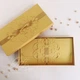 Gift box Pino золото Конверт ручной работы на свадьбу, день рождения, юбилей Ручная работа - изображение 5