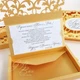 Gift box Afrodita колір золото Оригінальні конверти для грошей на весілля, день народження, ювілей - зображення 5