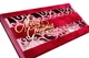 Gift box Christmas Velvet бордо Листівка з конвертом з Різдвом Ручна робота - зображення 4