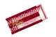 Gift box Christmas Velvet бордо Листівка з конвертом з Різдвом Ручна робота - зображення 2