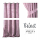 Штора блек-аут на люверсах AmeliaHome Velvet 140 х 270 см (13050716515) пудровий рожевий - изображение 5