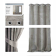 Штора блек-аут на люверсах AmeliaHome Velvet 140 х 270 см (13050716935) срібло - зображення 1