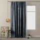 Штора блек-аут AmeliaHome Velvet 140 х 270 см (13050717671) сірий - изображение 2