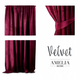 Штора блек-аут AmeliaHome Velvet 140 х 270 см (4251758670212) червоний оксамит - изображение 5
