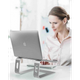 Підставка для ноутбуків та планшетів HQ-Tech Stabletron MD-5 Aluminum Laptop Stand Silver підвищена стійкість для ноутбуків до 17 дюймів (колір siilver) - зображення 1