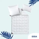 КОВДРА SUPER SOFT PREMIUM з екслюзивним вистебом ВСЕСЕЗОННА TM IDEIA 140Х210 СМ - зображення 10