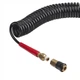 Шланг BLACK M-Flex 5.5х8мм, 10м спиральный полиуретановый c поворотным шарниром STORM INTERTOOL PT-1790 - зображення 4