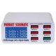 Швидка зарядна станція WLX-896 / цифрова індикація / 3.5A / 5xUSB / 1xUSB QC3.0 / 40W - зображення 2