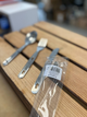 Набір столовий Ложка, Виделка, Ніж Mil-Tec CAMPING ESSBESTECK 3-TLG.S/STEEL (14622700-3) - изображение 6