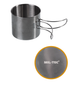 Кружка із нержавіючої сталі 800мл Mil-Tec TRINKBECHER STAINLESS STEEL 800 ML (DRAHTGRIFFE) (14602800) - изображение 2