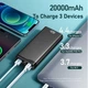 Powerbank 20000mAh 22.5W Remax RPP-129 QC3.0 PD Быстрая зарядка , Металлический корпус - изображение 3