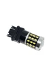 Светодиодная лампа с цоколем 3157 Т25 P27/7W W3x16q 54SMD 3014 10-30V Белый Autoexpect (23440) - изображение 3