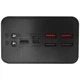 Повербанк Power Bank с фонариком УМБ XO 40000mAh мощный аккумулятор портативное зарядное устройство 22.5Вт Digital display (3 input 4 output) Black - изображение 5