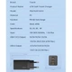 Зарядний пристрій Toocki GAN 67-65W (2 Type-C + 1 USB) Black - зображення 9