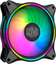Chłodzenie CPU Master MasterFan MF120 HALO RGB 3 szt (MFL-B2DN-183PA-R1) - obraz 2