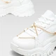 Sneakersy damskie na grubej podeszwie do kostki DeeZee TS5237-01 39 24.5 cm Białe (5904862466552) - obraz 5