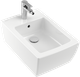 Набор - унитаз подвесной + биде подвесное, Villeroy&Boch, MEMENTO 2.0 (4633R0R1+8M25S101+443300R),glossy white - изображение 4