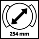 Полировальная машина Einhell X-Change CE-CB 18/254 Li-Solo без аккумулятора и зарядного устройства (2093301) - изображение 7
